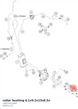 Diagram preview: collar bushing 6.1x9.2x15x8.5x (C69014015000)