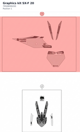 Diagram preview: Graphics kit SX-F 20 (79508099200)