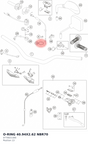 Diagram preview: O-RING 40.94X2.62 NBR70 (0770021300)