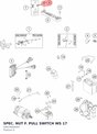 Diagram preview: SPEC. NUT F. PULL SWITCH WS 17 (54814060050)