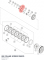 Diagram preview: HH COLLAR SCREW M6X35 (90232101101)