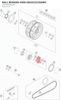 Diagram preview: BALL BEARING 6006 DDU2CG23S6NM (C0410003001300)