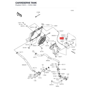 Kawasaki OEM – CAP,RESERVE TANK product image