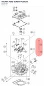 Diagram preview: SOCKET HEAD SCREW M10X144 (J912101449)