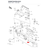 Kawasaki OEM – GASKET,38.9X46.4X3.0 product image