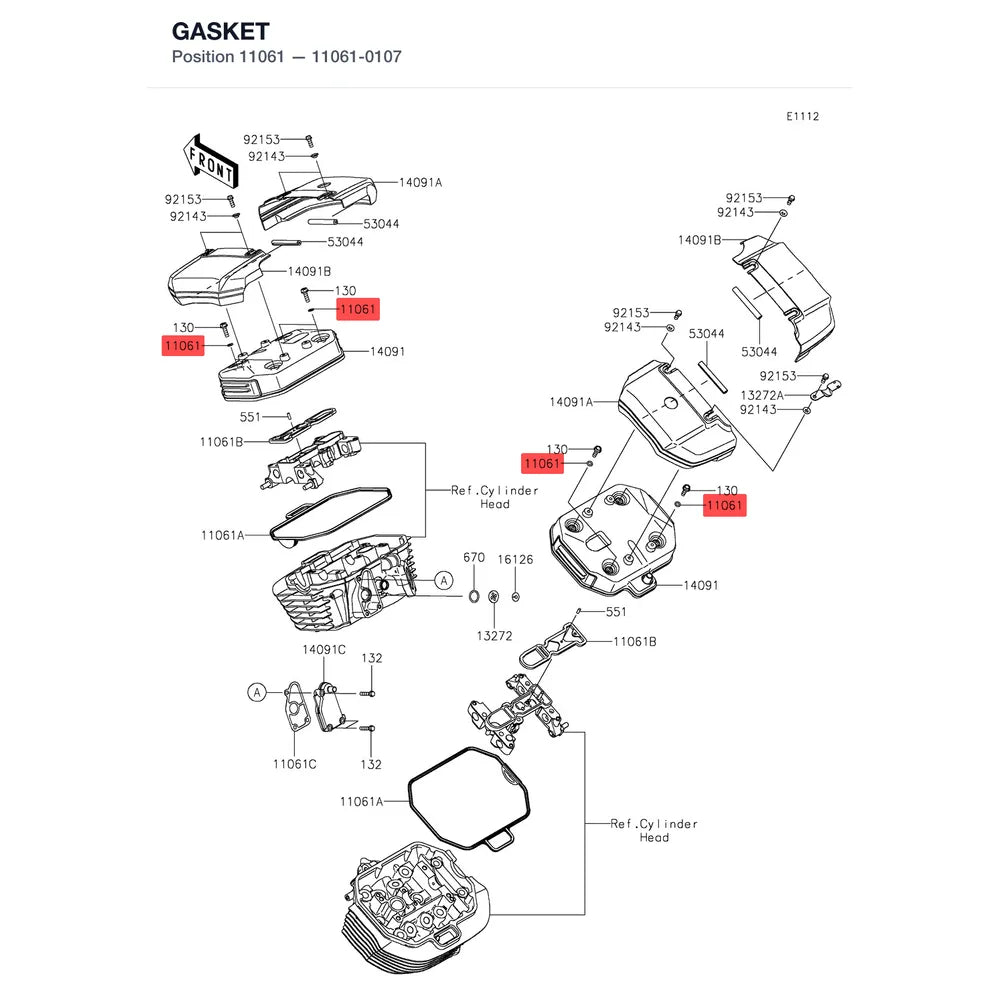 Kawasaki OEM – GASKET product image