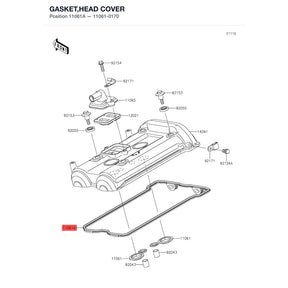 Kawasaki OEM – GASKET,HEAD COVER product image