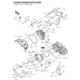 Kawasaki OEM – GASKET,GENERATOR COVE product image
