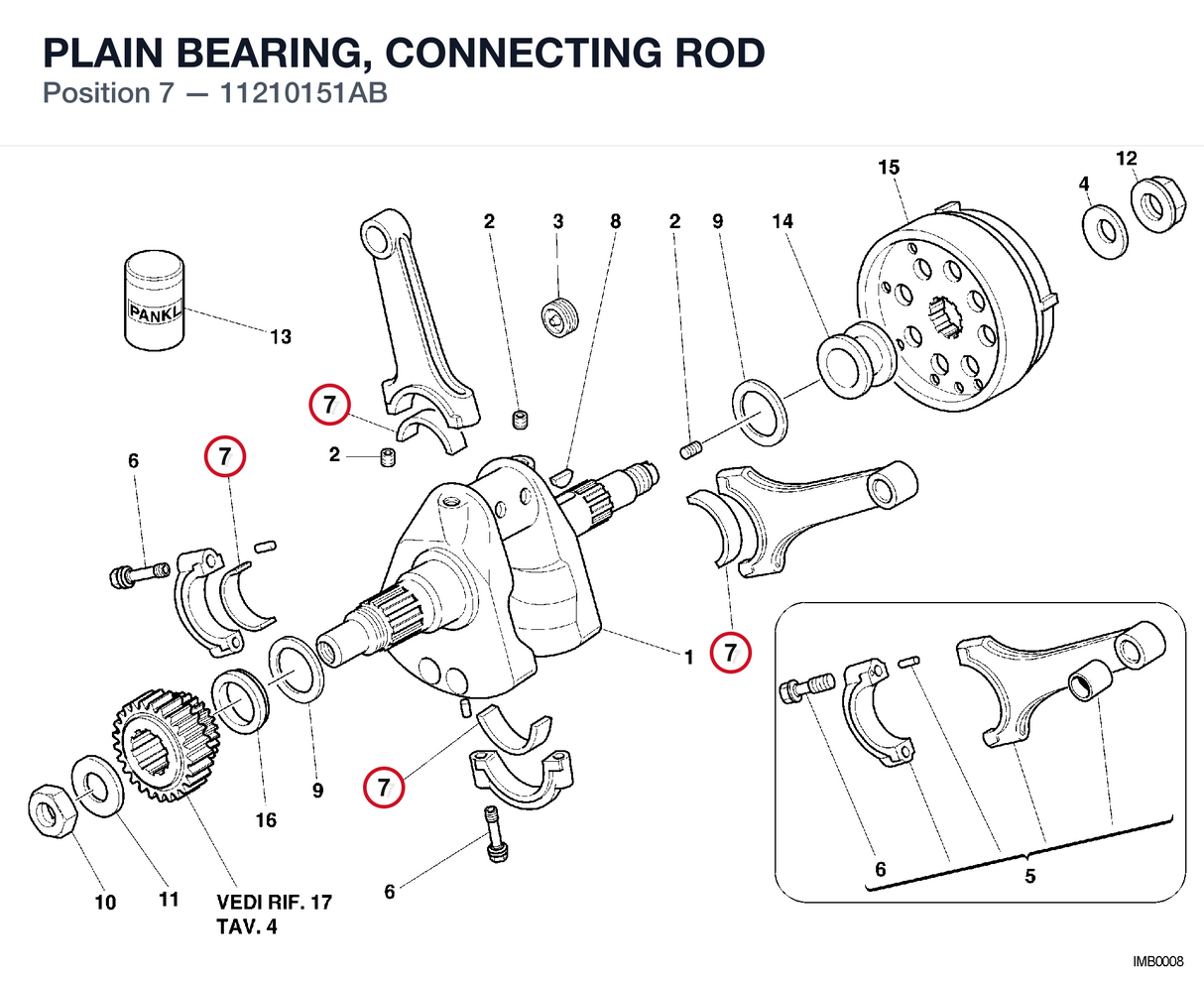 PLAIN BEARING, CONNECTING ROD