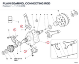 PLAIN BEARING, CONNECTING ROD