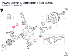 PLANE BEARING, CONNECTING ROD BLACK