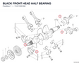 BLACK FRONT HEAD HALF BEARING 11211031AD diagram position
