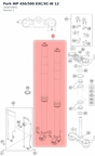 Diagram preview: Fork WP 450/500 EXC/XC-W   12 (14187L6901)