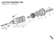 CLUTCH CONTROL PIN