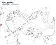 ROD, BRAKE 11711741AA diagram position
