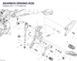 GEARBOX DRIVING ROD 11713851AA diagram position