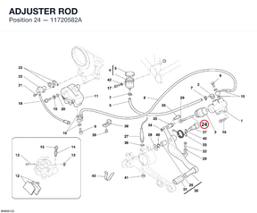 ADJUSTER ROD 11720582A diagram position