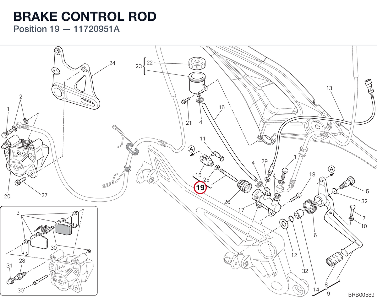 BRAKE CONTROL ROD