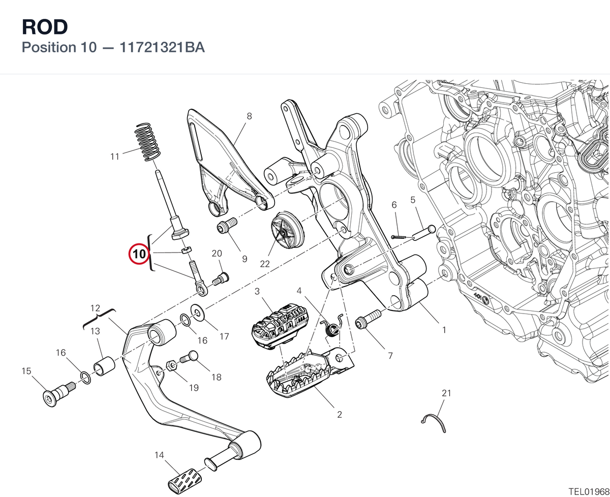 ROD 11721321BA diagram position