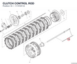 CLUTCH CONTROL ROD 11721811A diagram position