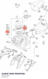 Diagram preview: SLEEVE TANK MOUNTING (90107013005)