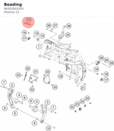 Diagram preview: Beading (96303001020)