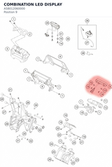 Diagram preview: COMBINATION LED DISPLAY (A58012060000)