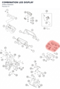 Diagram preview: COMBINATION LED DISPLAY (A58012060000)