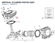 VERTICAL CYLINDER-PISTON ASSY