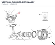 VERTICAL CYLINDER-PISTON ASSY