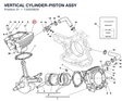 VERTICAL CYLINDER-PISTON ASSY