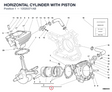 HORIZONTAL CYLINDER WITH PISTON