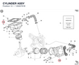 CYLINDER ASSY 12020791B diagram position