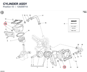 CYLINDER ASSY 12020971A diagram position