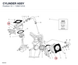 CYLINDER ASSY 12021121A diagram position