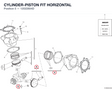 CYLINDER-PISTON FIT HORIZONTAL 12022804D diagram position