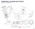 HORIZONTAL CYLINDER WITH PISTON 120Z0011AB diagram position
