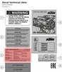 Diagram preview: Decal technical data (60703098000)