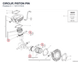 CIRCLIP, PISTON PIN 12111741A diagram position