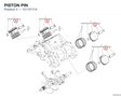 PISTON PIN 12113711A diagram position