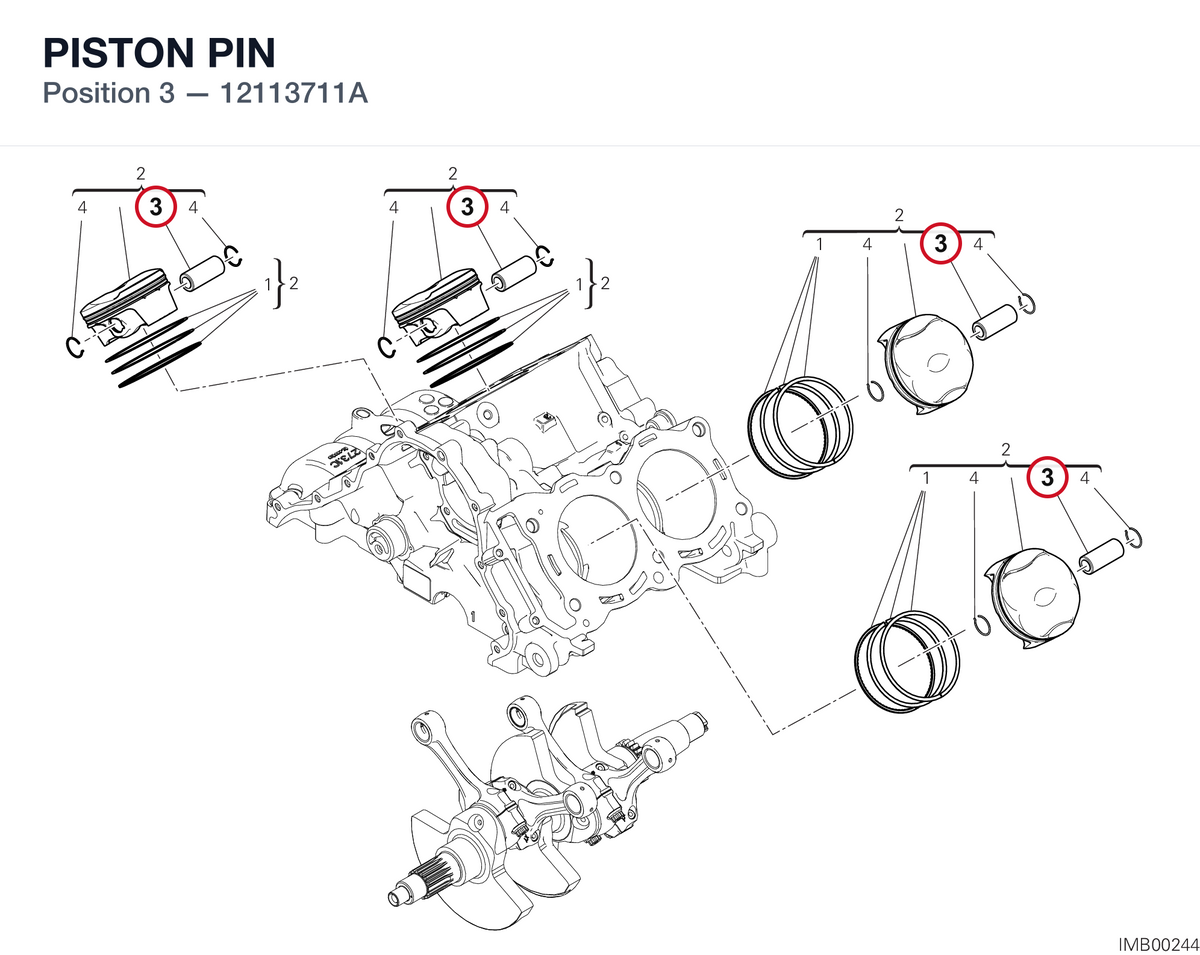 PISTON PIN 12113711A diagram position