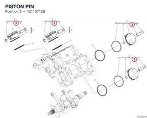 PISTON PIN 12113712B diagram position