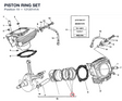 PISTON RING SET 12120141A diagram position