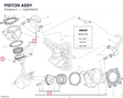 PISTON ASSY 12221631A diagram position