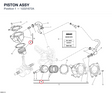 PISTON ASSY 12221672A diagram position