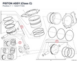 PISTON ASSY (Class C) 12221711EC diagram position