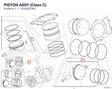 PISTON ASSY (Class C) 12222072EC diagram position