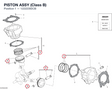 PISTON ASSY (Class B) 12222392CB diagram position