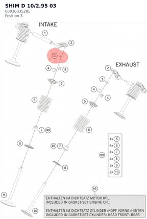 Diagram preview: SHIM D 10/2,95              03 (60036035295)
