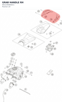 Diagram preview: GRAB HANDLE RH (96312909000C1)